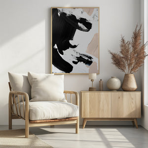 Art Prints of Black and Nude No 3