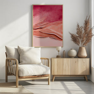Art Prints of Abstract Thick Pink Color