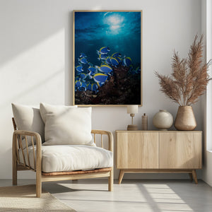 Canvas Art Print powder blue