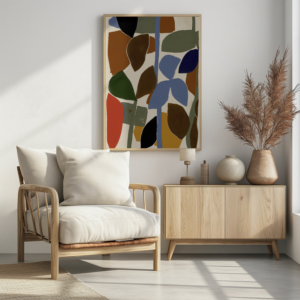 Abstract Leaves Harmony