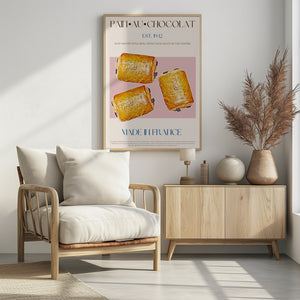 Art Prints of Pain Au Chocolat Print