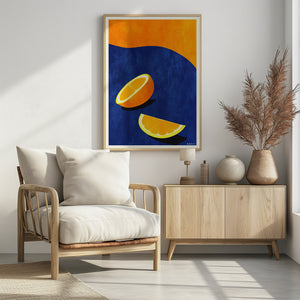 Art Prints of Petit Déjeuner, Deux Oranges