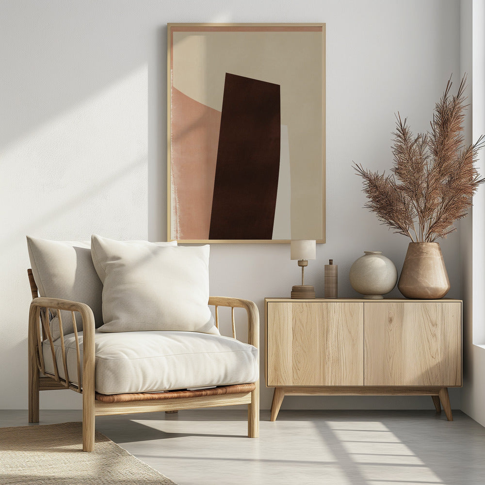 Geometric Shapes in Earthy Tones