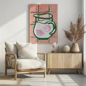 Art Prints of Jug Of Lemonade, peach