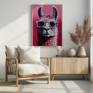 Art Prints of Pink Lama