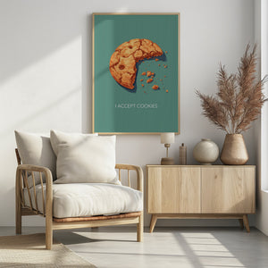Art Prints of I Accept Cookies