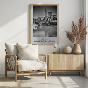 Art Prints of In focus: VERONA Ponte Pietra, Torre di Alberto & Santa Anastasia
