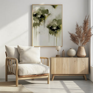 Art Prints of Green pansies