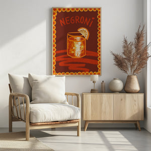 Art Prints of Cocktail Negroni