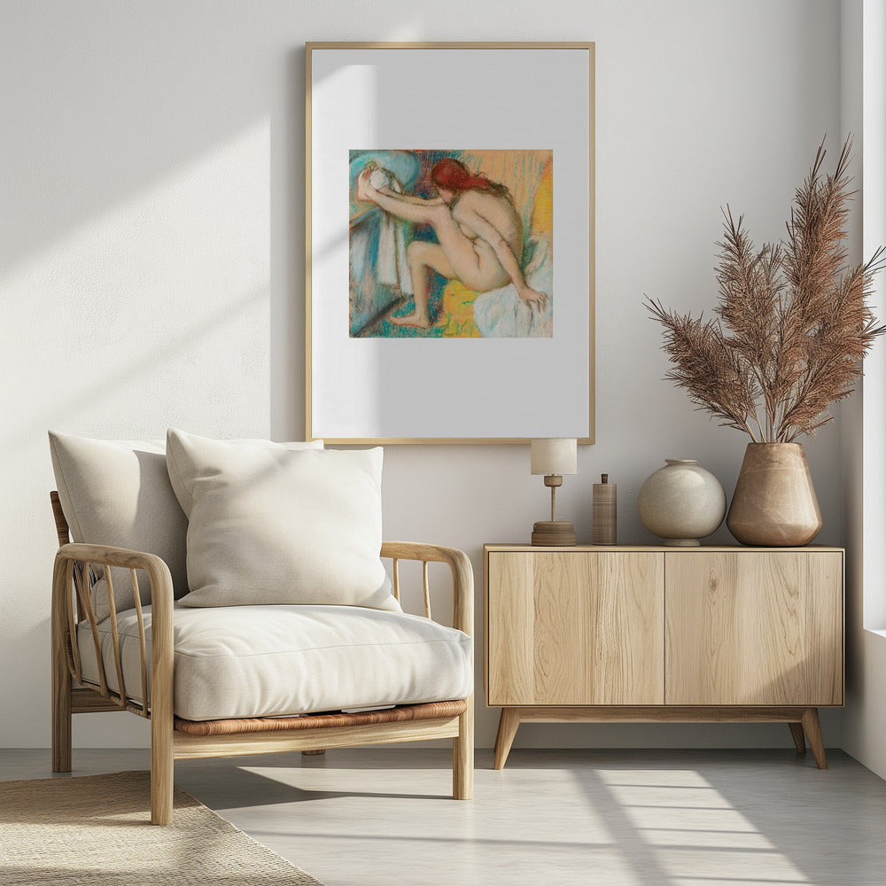 Woman Drying Her Foot No.2