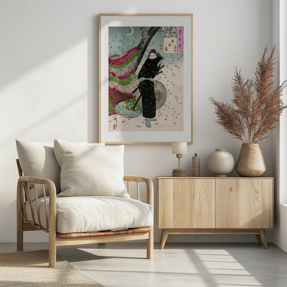 The Moon of Shinobugaoka (1904) By Yoshitoshi Tsukioka