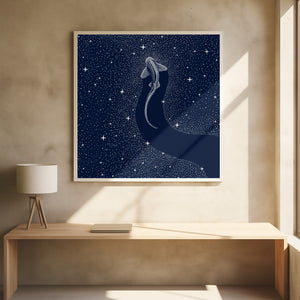 Art Prints of Leopard Shark In Cosmos