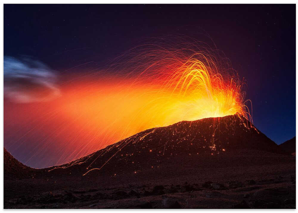 La Fournaise volcano