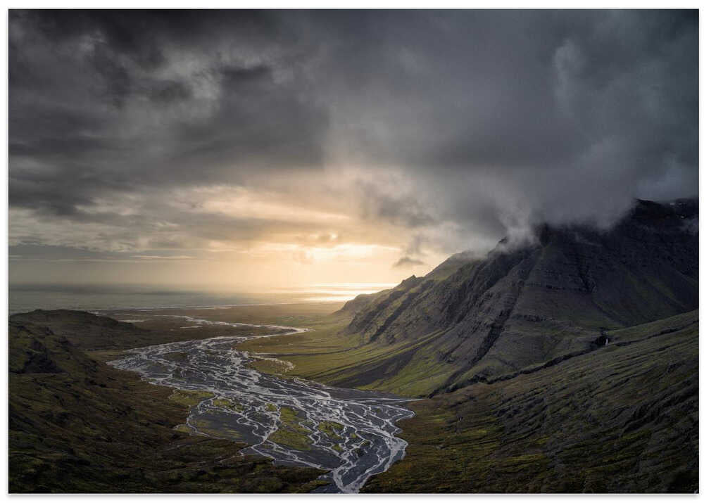 Vatnajokull Region in Southeast of Iceland