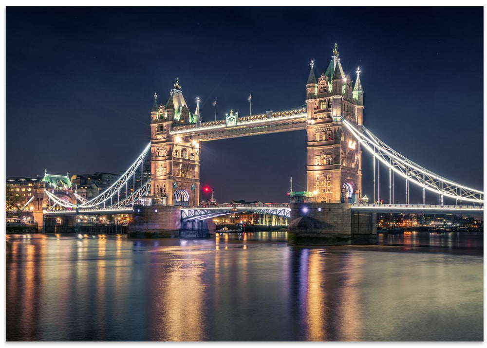 Art Prints of Night at The Tower Bridge