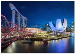 Art Prints of Singapore - Marina Bay Panorama
