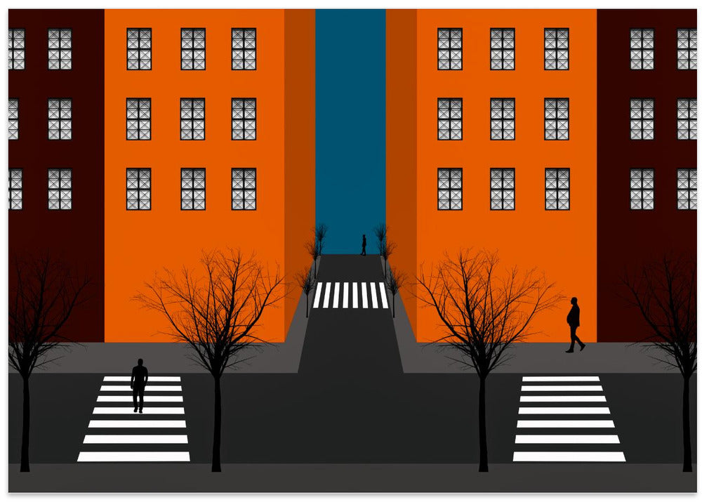 Art Prints of city in my world