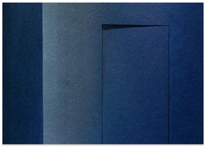 Art Prints of Blue minimalism or a secret door