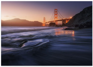 Art Prints of Golden beach