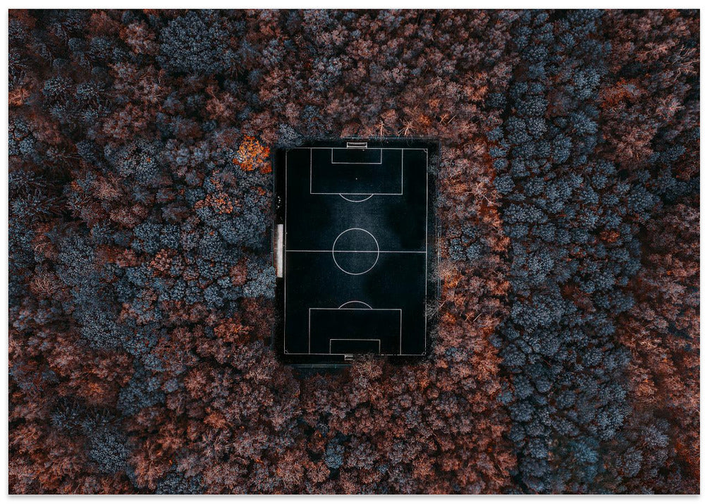 playing in the forest