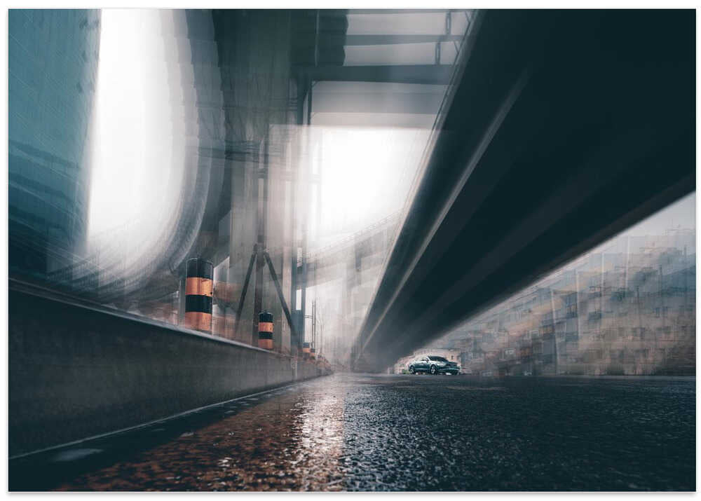 Unreal space Under the bridge