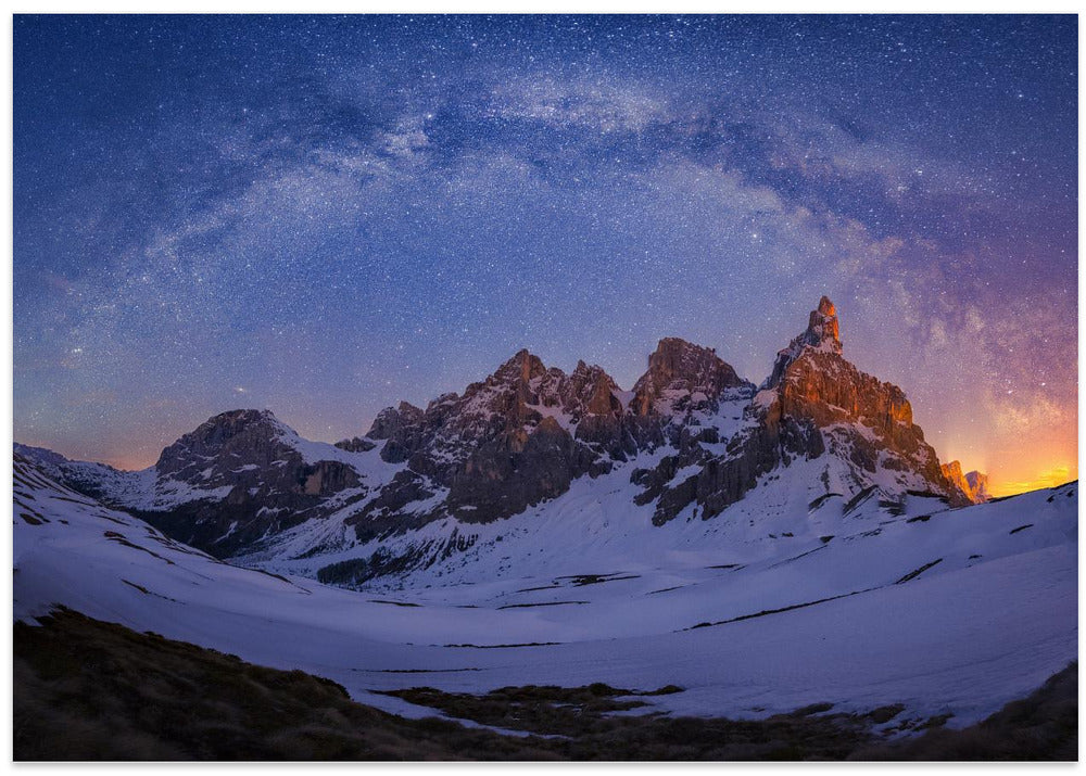 Baita Segantini Under The Night Sky