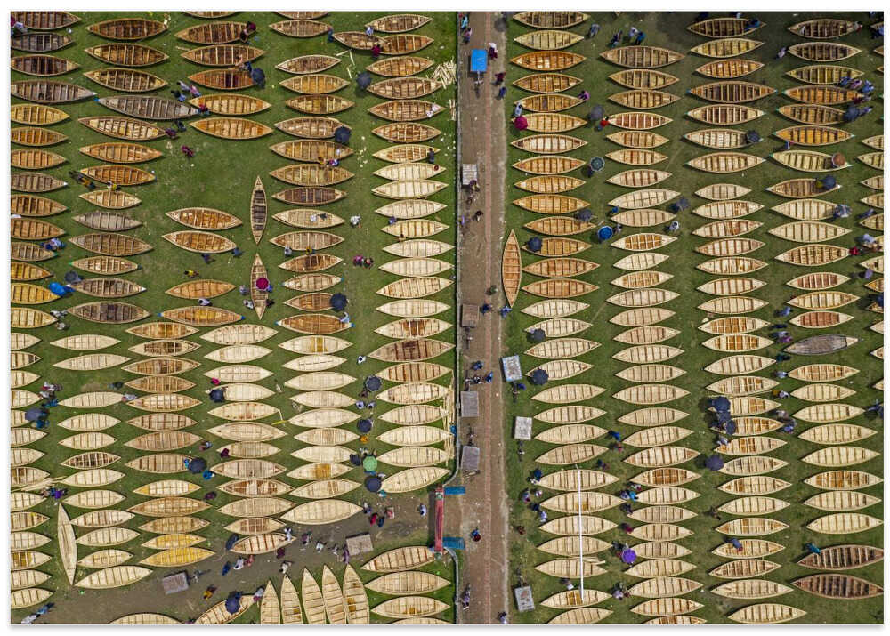 Traditional boat market