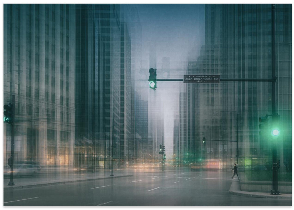 Art Prints of GW ... green wave