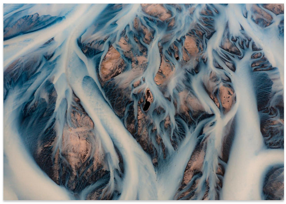 The glacier rivers of Iceland