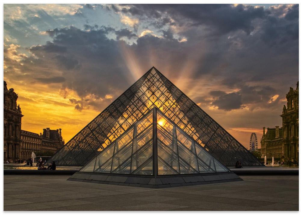Art Prints of Pirámide del Louvre