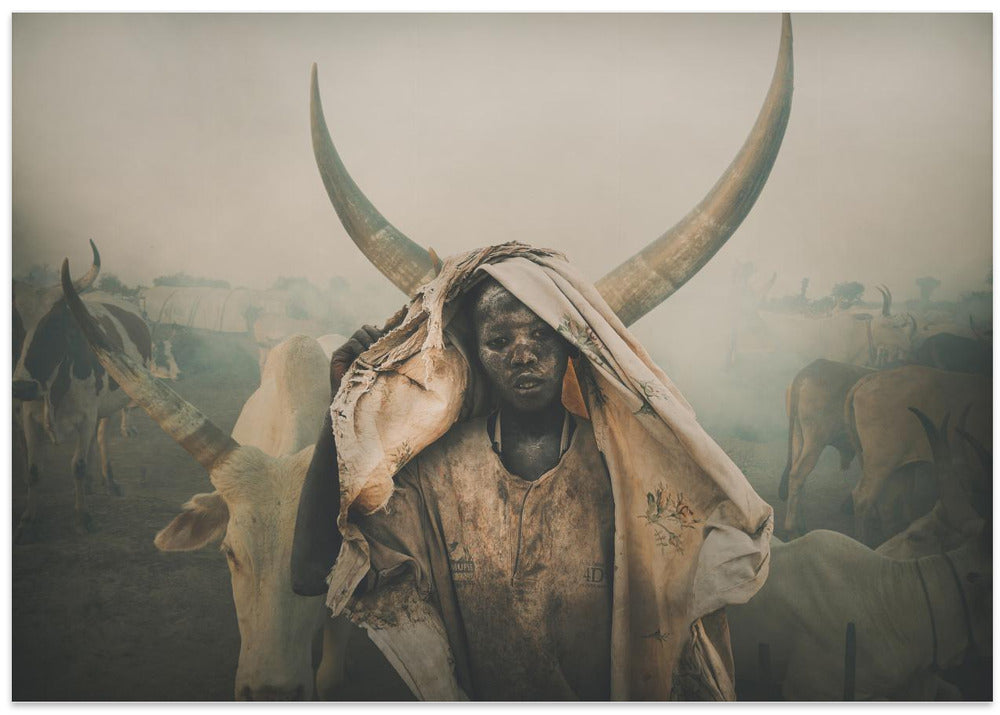Mundari Boy horns