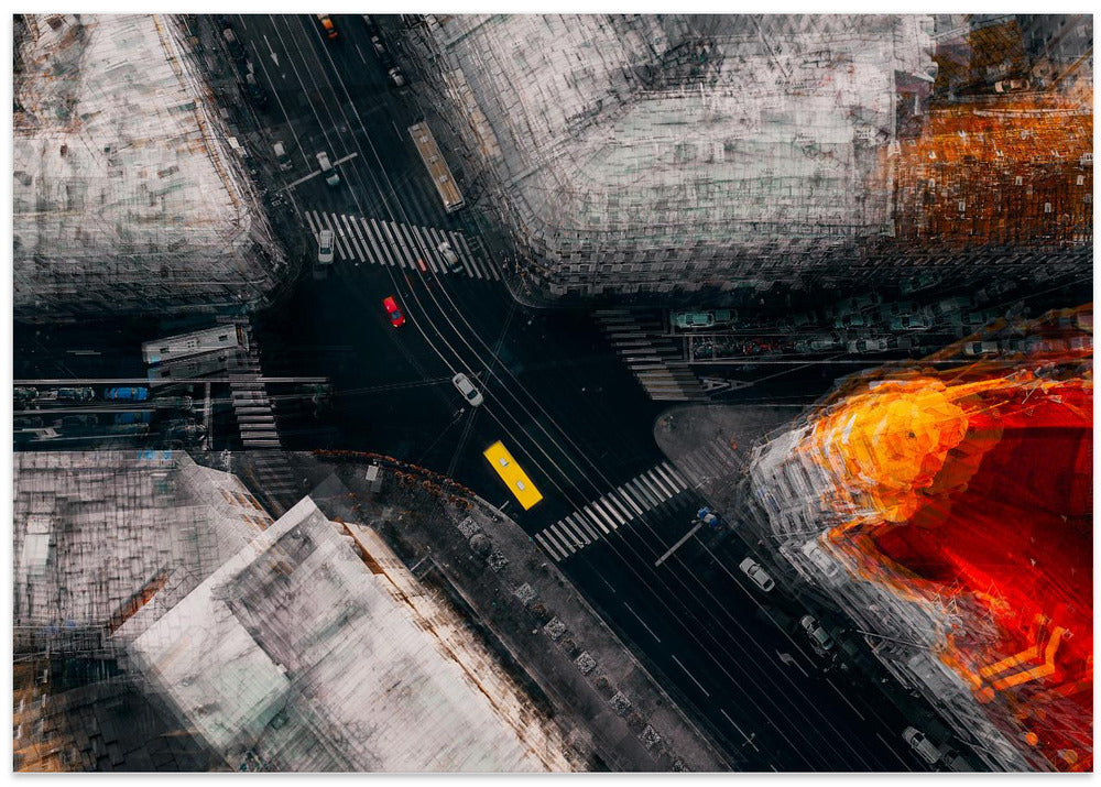 Art Prints of Moscow crossroad