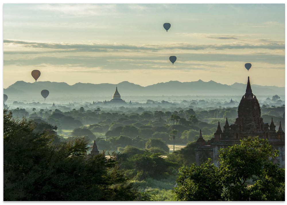 Balloons on temples