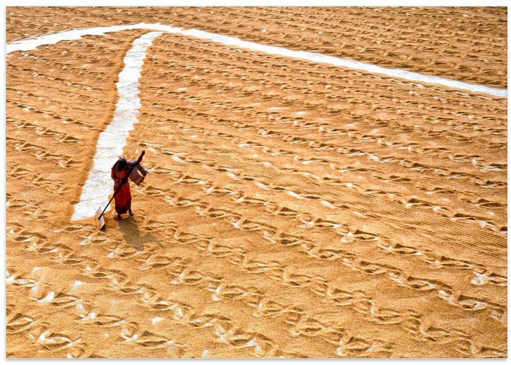 Triangle work pattern