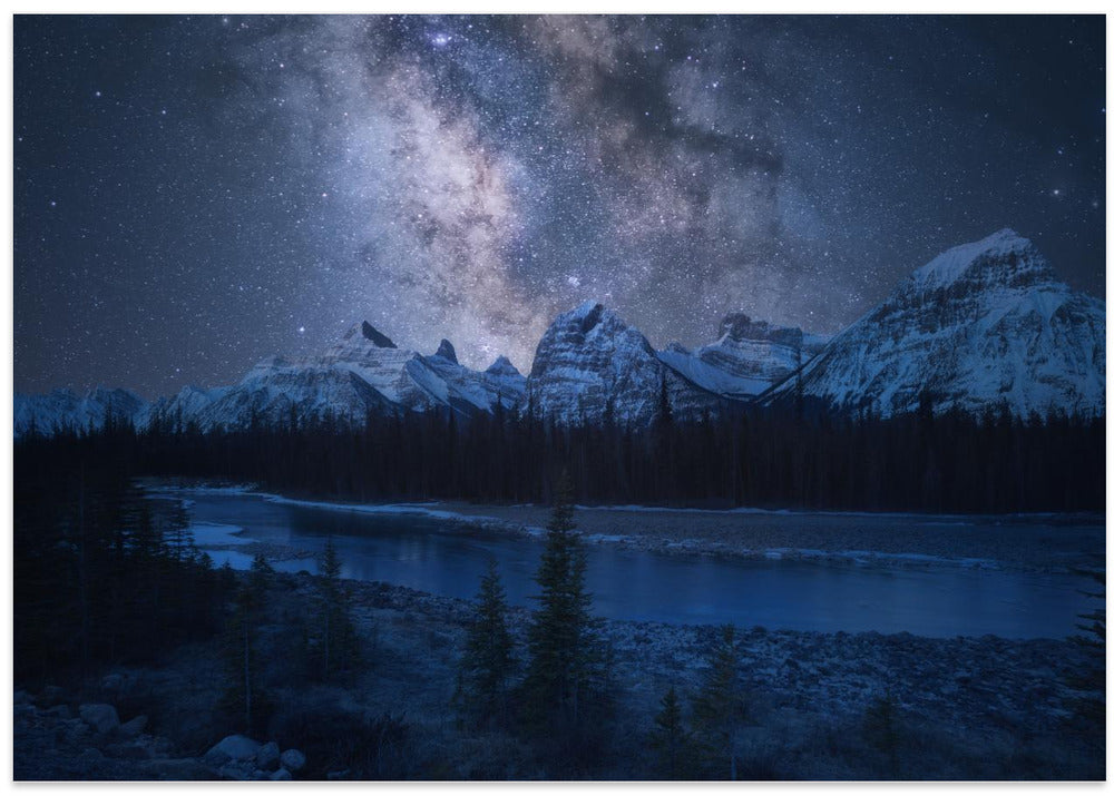 Milky Way over Mountains