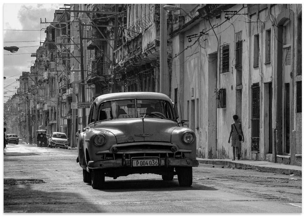 Art Prints of Havana in Black & White