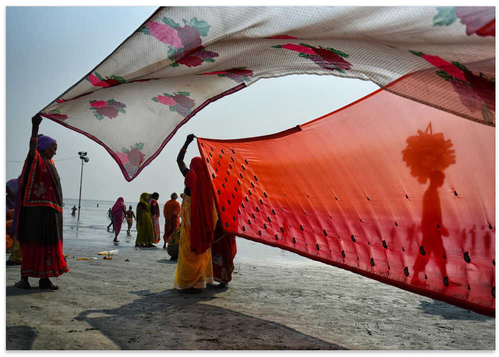 Street Drama at Gangasagar