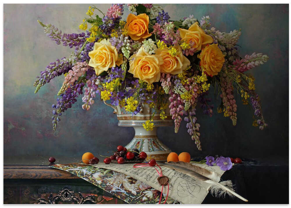 Still life with flowers
