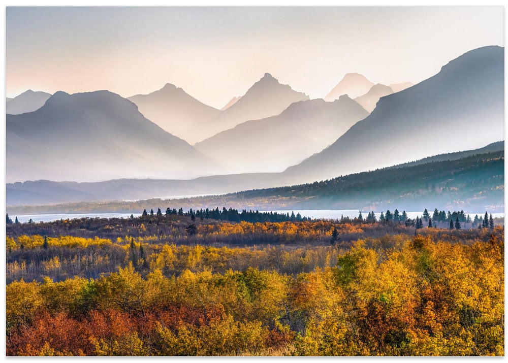 Autumn Mountain in Glacier Park