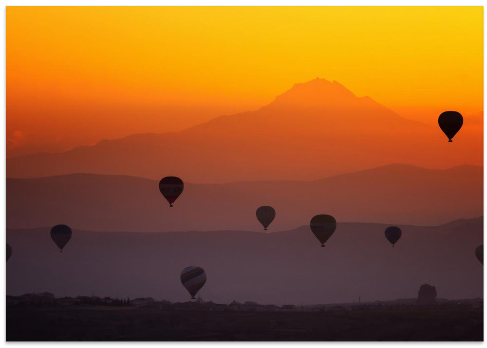 Sunset in Cappadocia...