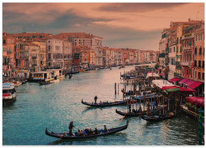 Art Prints of Grand channel Venice on sunset