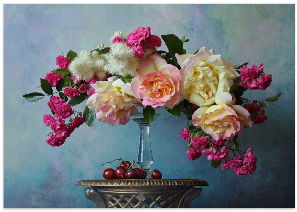 Still life with roses
