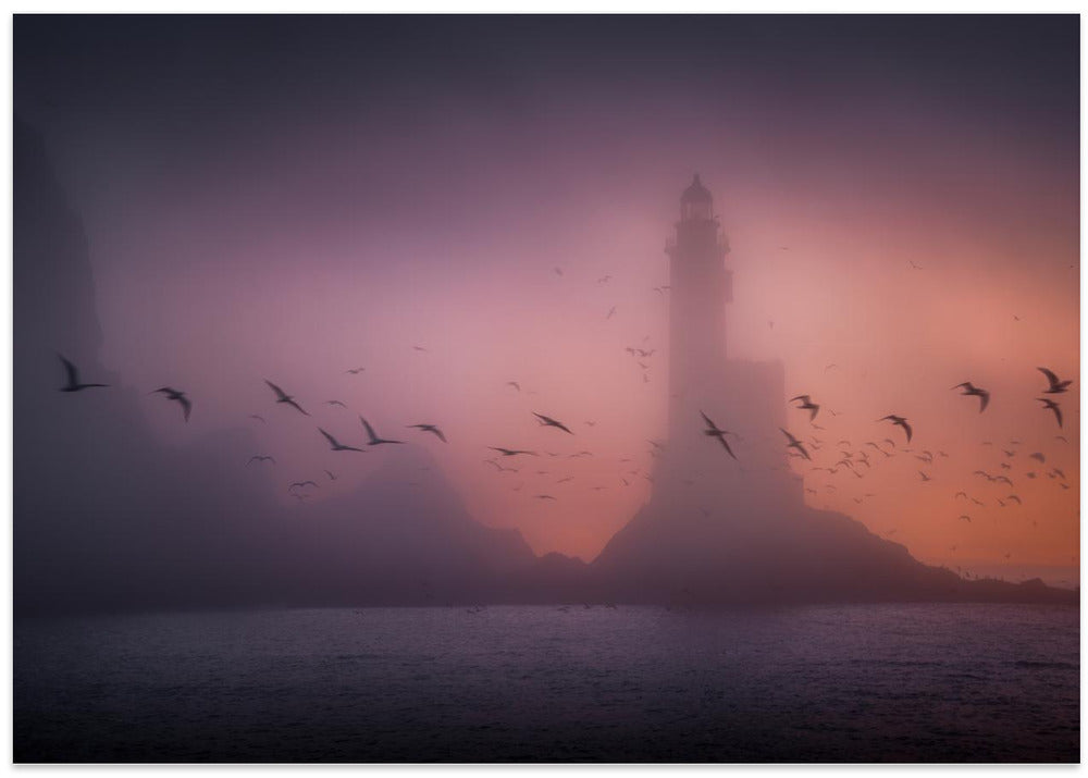 The predawn lighthouse...