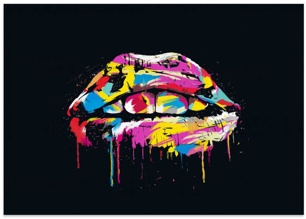 Colorful lips