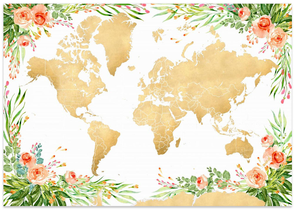 Blythe world map silhouette