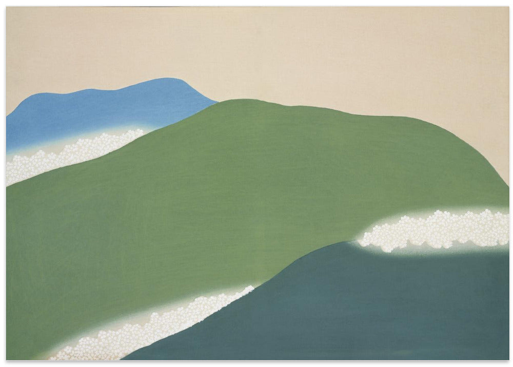 Green mountains from Momoyogusa