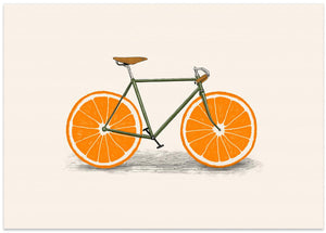 Art Prints of Orange Wheels