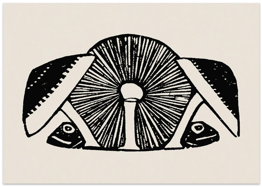 Three Mushrooms 1892 Beige