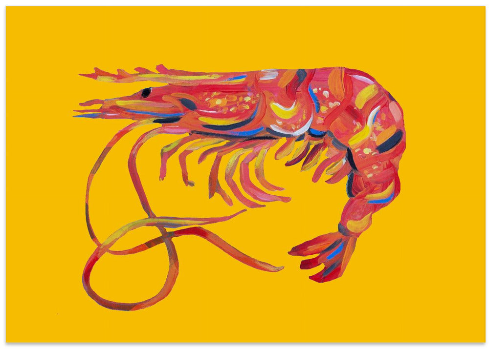 Prawn On Yellow