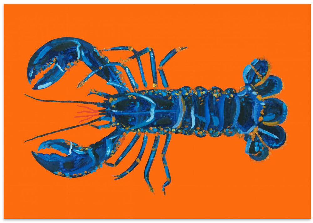 Lobster On Orange